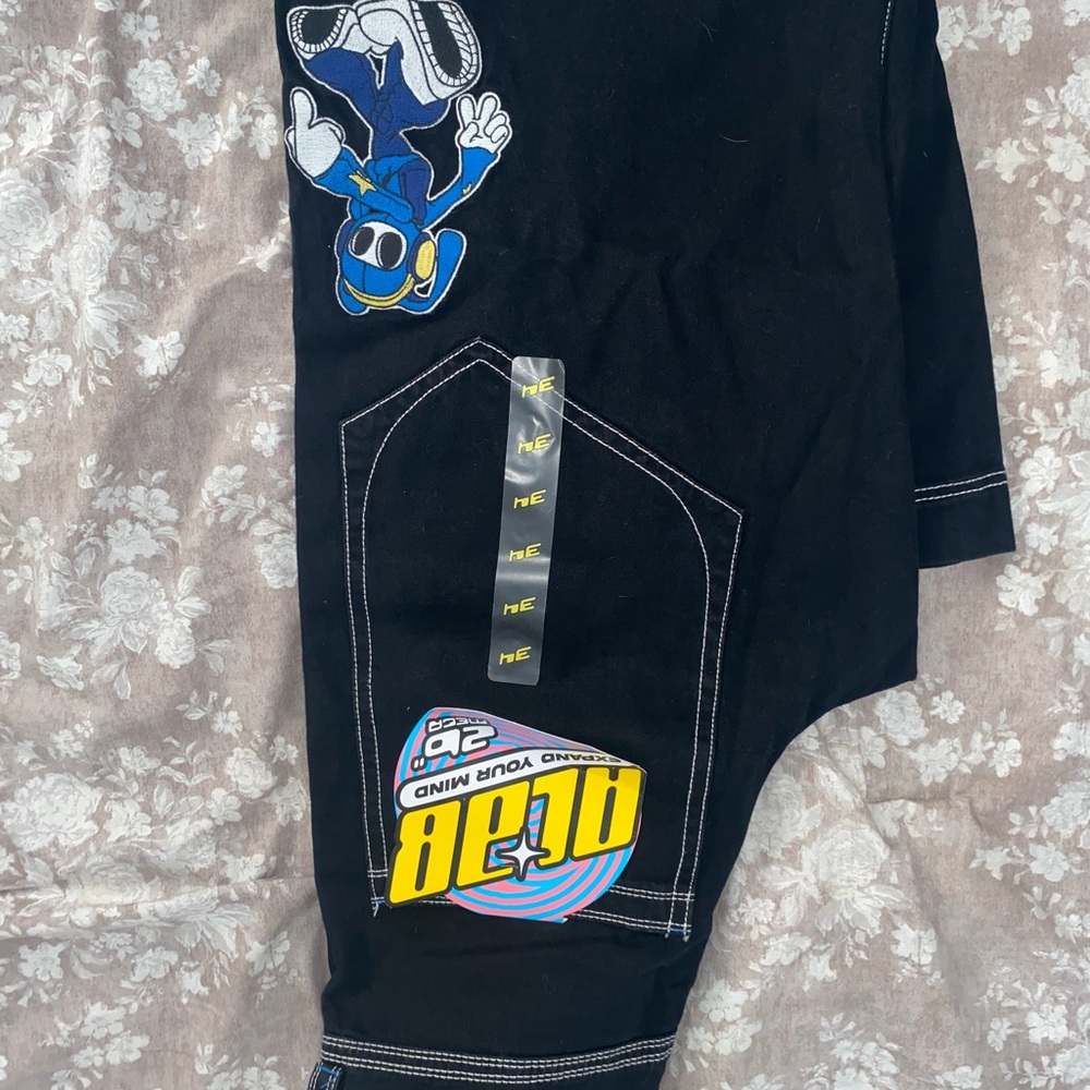 Black Relaxed Fit Men's Jeans
